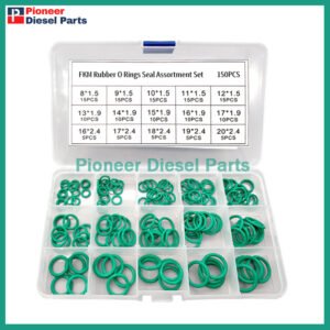 FKM Rubber O Rings Seal Assortment Set with C.S. 1.5& 1.9 &2.4 150PCS